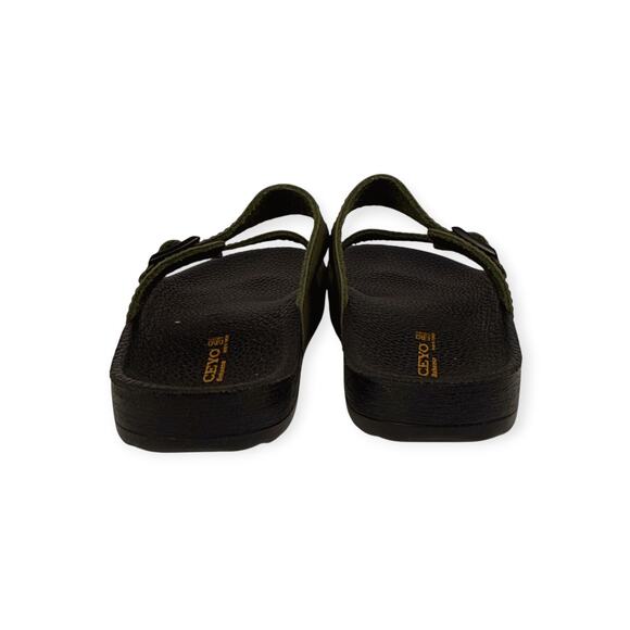 Ceyo Green Double Strap Orthopedic Sandal | 5.5 - Picture 2 of 7